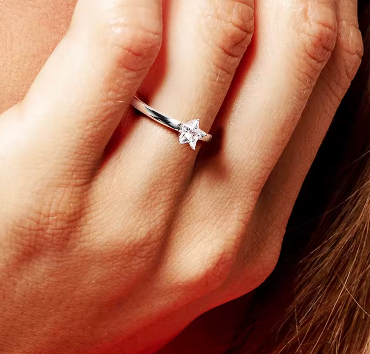 Magical Star Ring in 925 Sterling Silver
